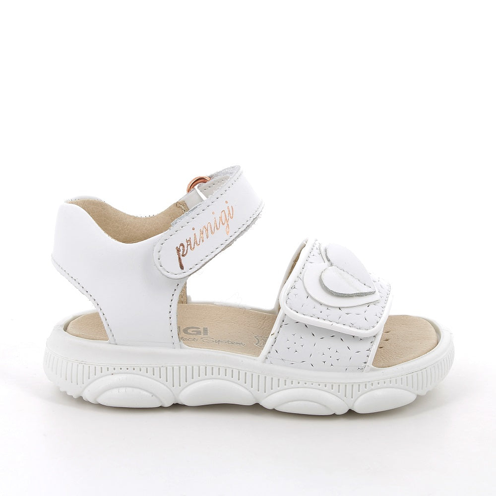 Primigi sandale fetite 20-24 White cu inimioara Imagine secundară a produsului