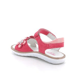 Primigi sandale fetite 25-30 Dark Red cu flori