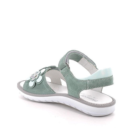 Primigi sandale fetite 31-35 Mint Green cu flori