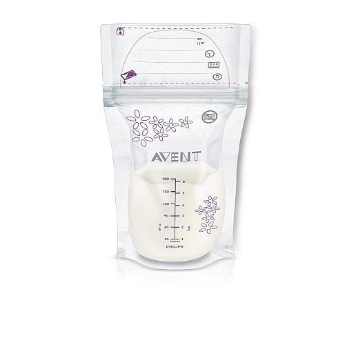 Philips Avent Pungi depozitare lapte matern 25 buc x 180 ml Imagine principală a produsului