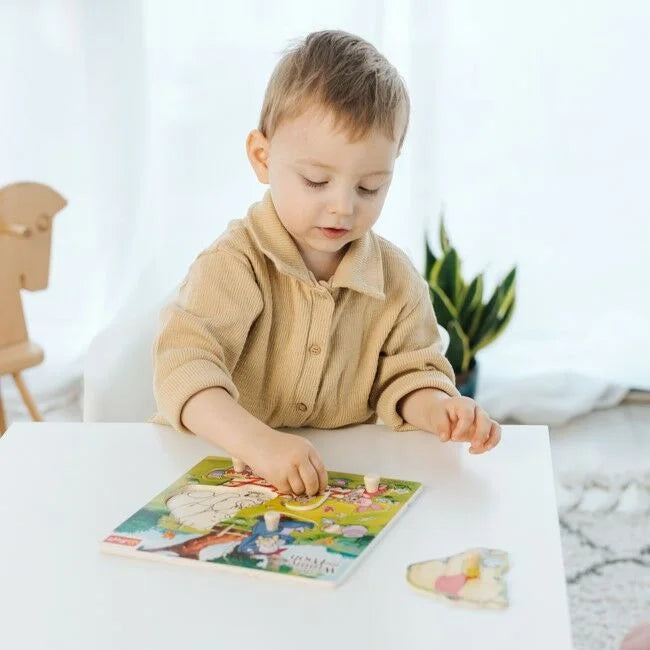 Trefl Wooden jucarie din lemn puzzle 18m+ Winnie The Pooh