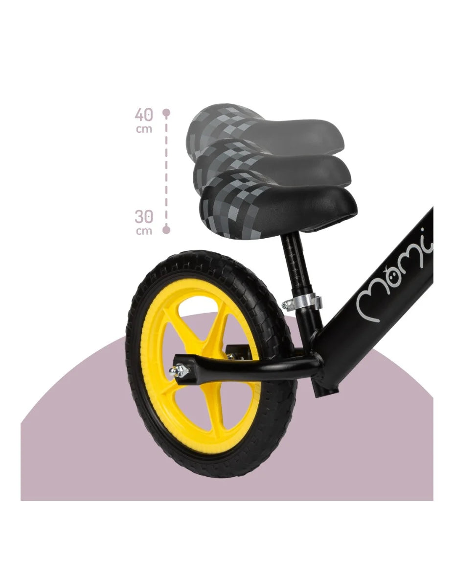 QKids bicicleta fara pedale FLEET 3 ani+ Black