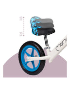 QKids bicicleta fara pedale FLEET 3 ani+ Cream-Blue