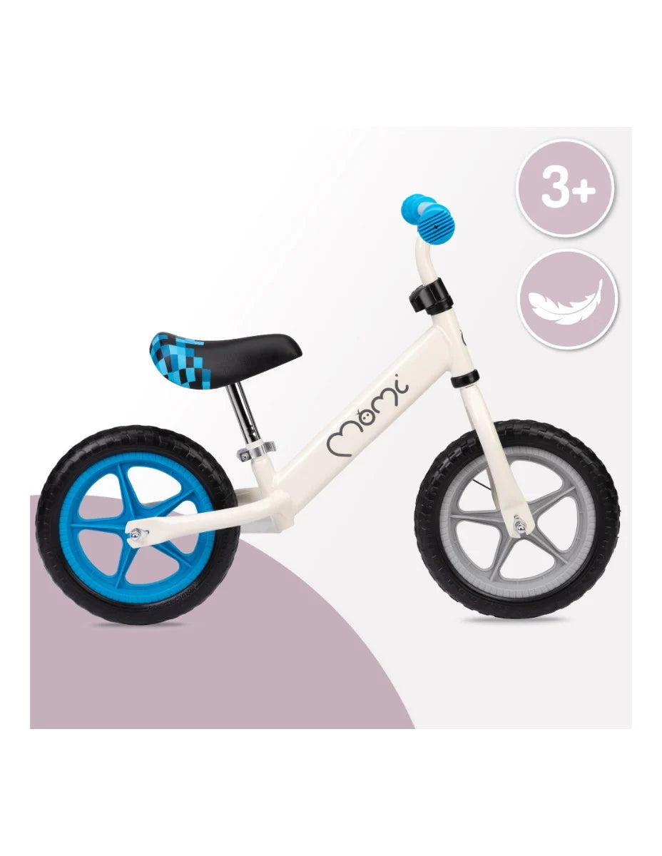 QKids bicicleta fara pedale FLEET 3 ani+ Cream-Blue