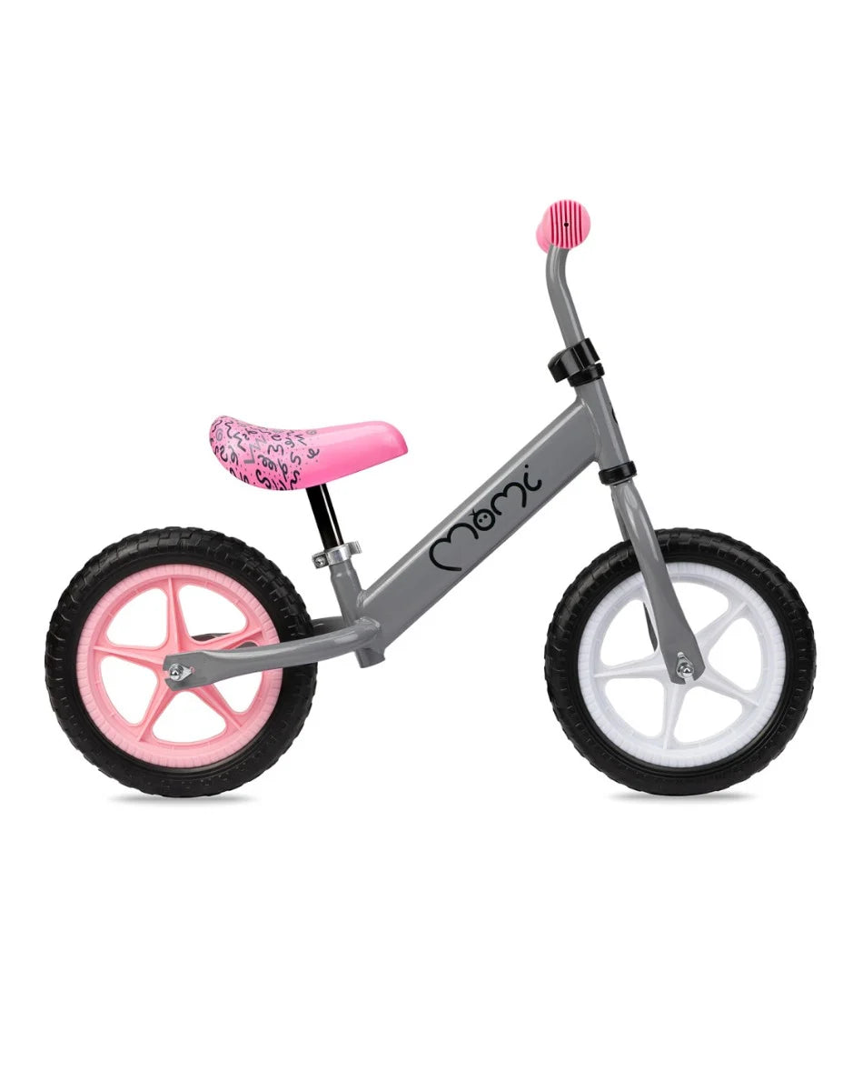 QKids bicicleta fara pedale FLEET 3 ani+ Grey-Pink