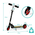 QKids trotineta copii aluminiu FLO 3 ani+ Black