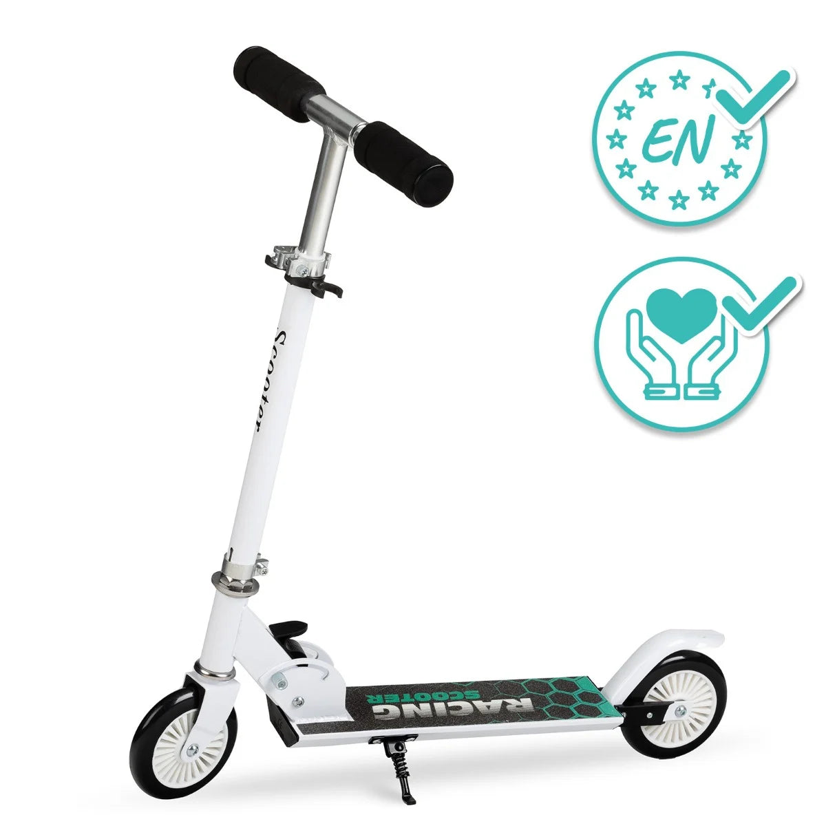 QKids trotineta copii aluminiu FLO 3 ani+ Green Imagine principală a produsului