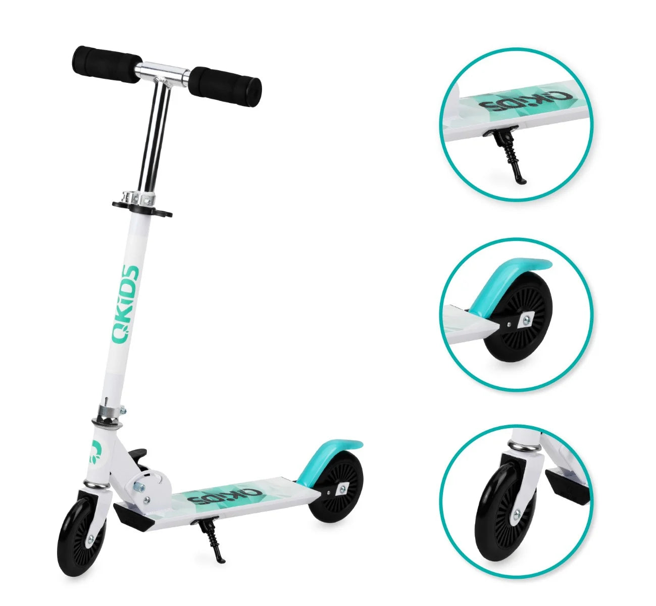 QKids trotineta copii aluminiu FLO 3 ani+ Light Blue Imagine secundară a produsului
