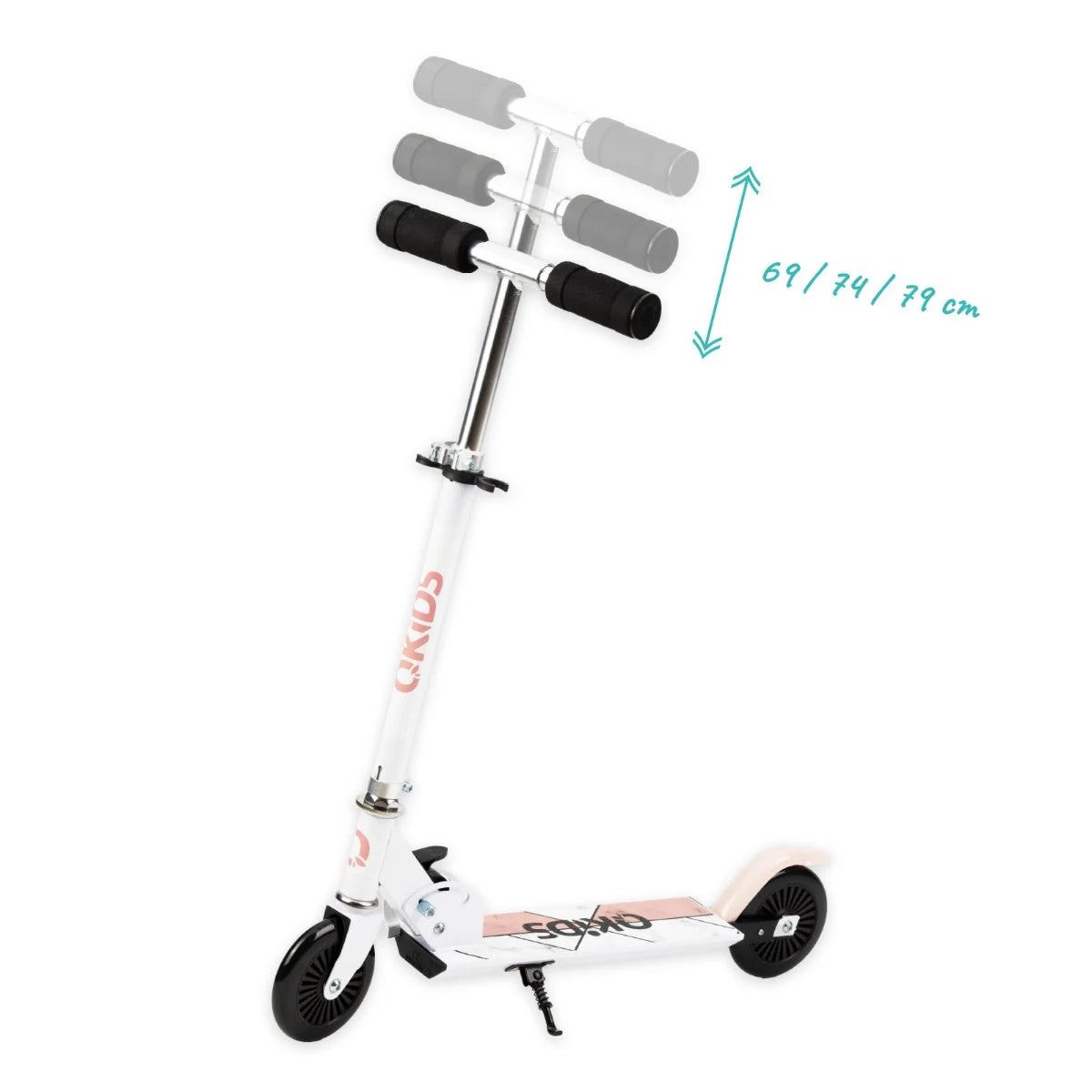 QKids trotineta copii aluminiu FLO 3 ani+ Pink