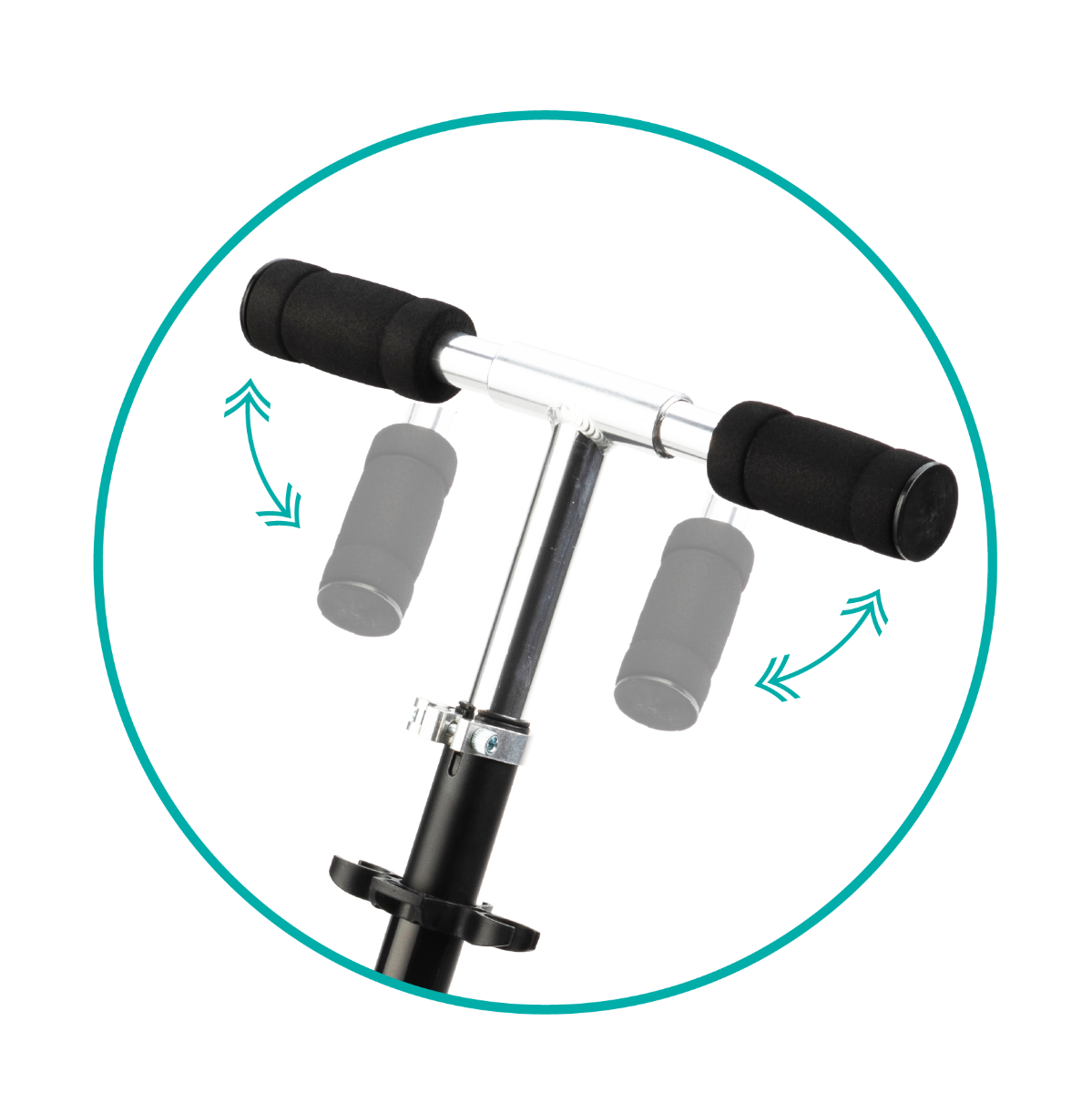 QKids trotineta copii pliabila freestyle WEISS 3 ani+ Black