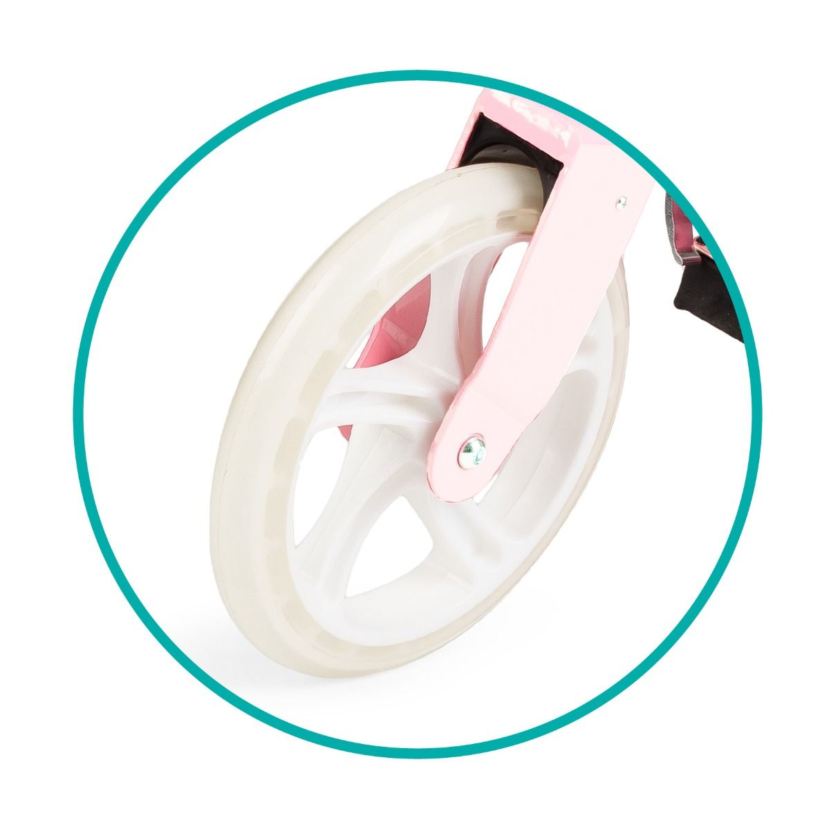 QKids trotineta copii pliabila freestyle WEISS 3 ani+ Light Pink