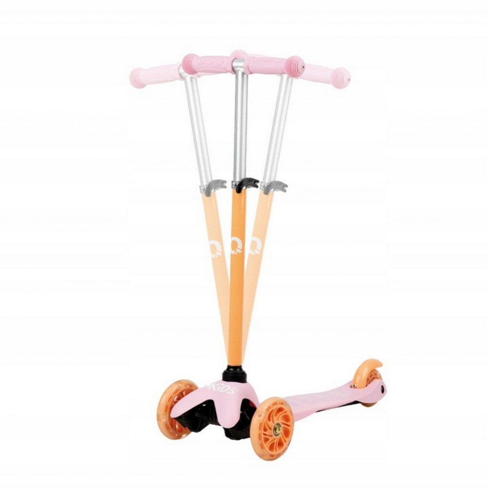 QKids trotineta cu 3 roti Lumis 2 ani+, Orange Imagine secundară a produsului