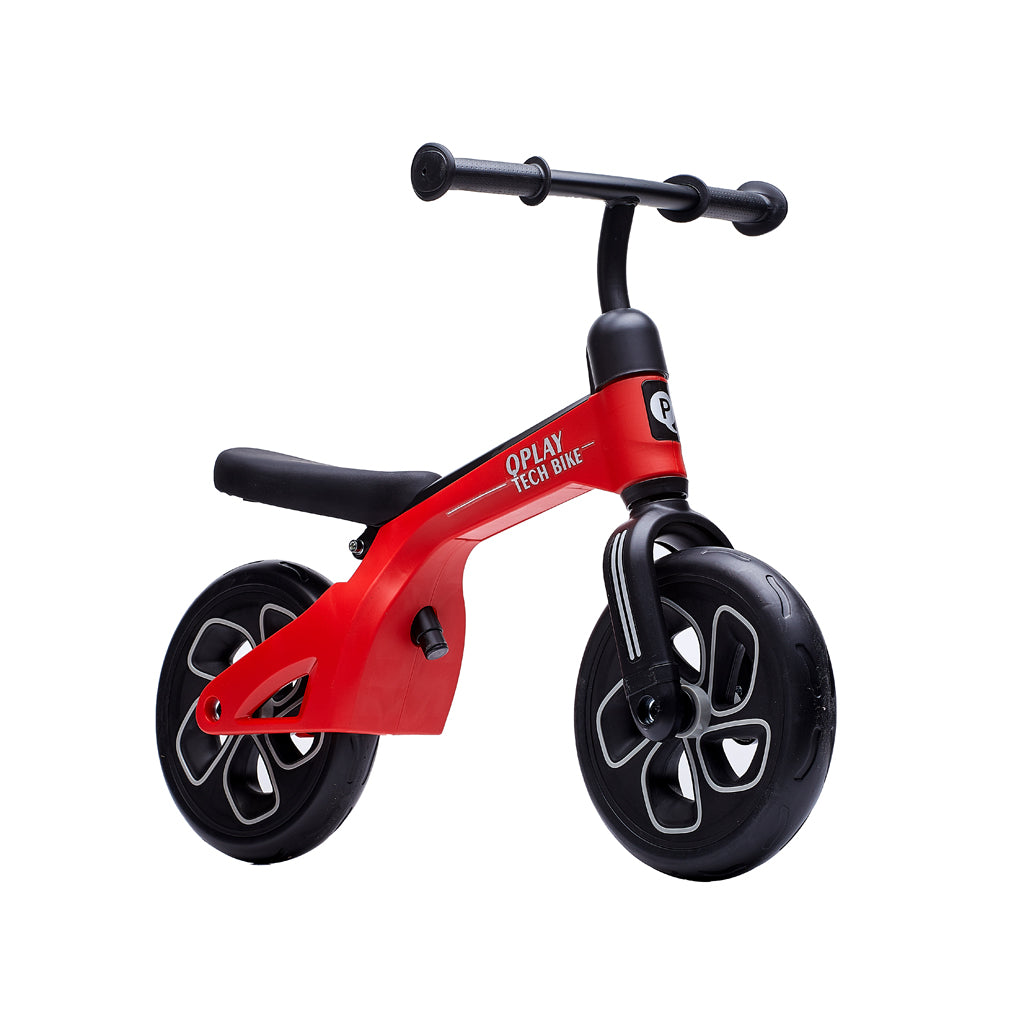 QPlay bicicleta de echilibru fara pedale 10" TECH 2-4 ani Red Imagine principală a produsului