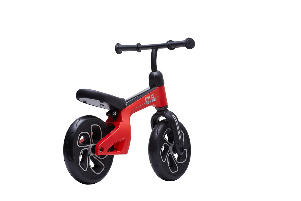 QPlay bicicleta de echilibru fara pedale 10" TECH 2-4 ani Red