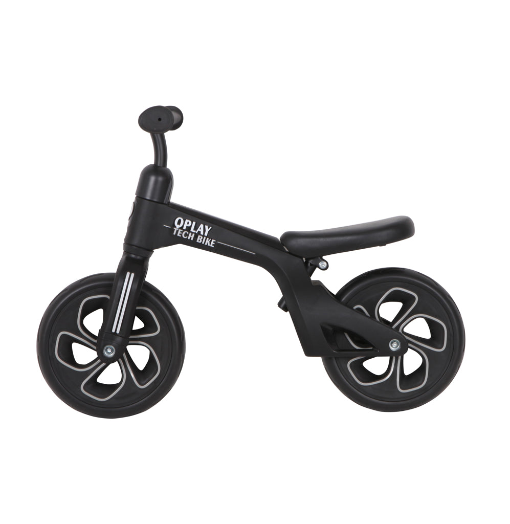 QPlay bicicleta de echilibru fara pedale 10" TECH 2-4 ani Black