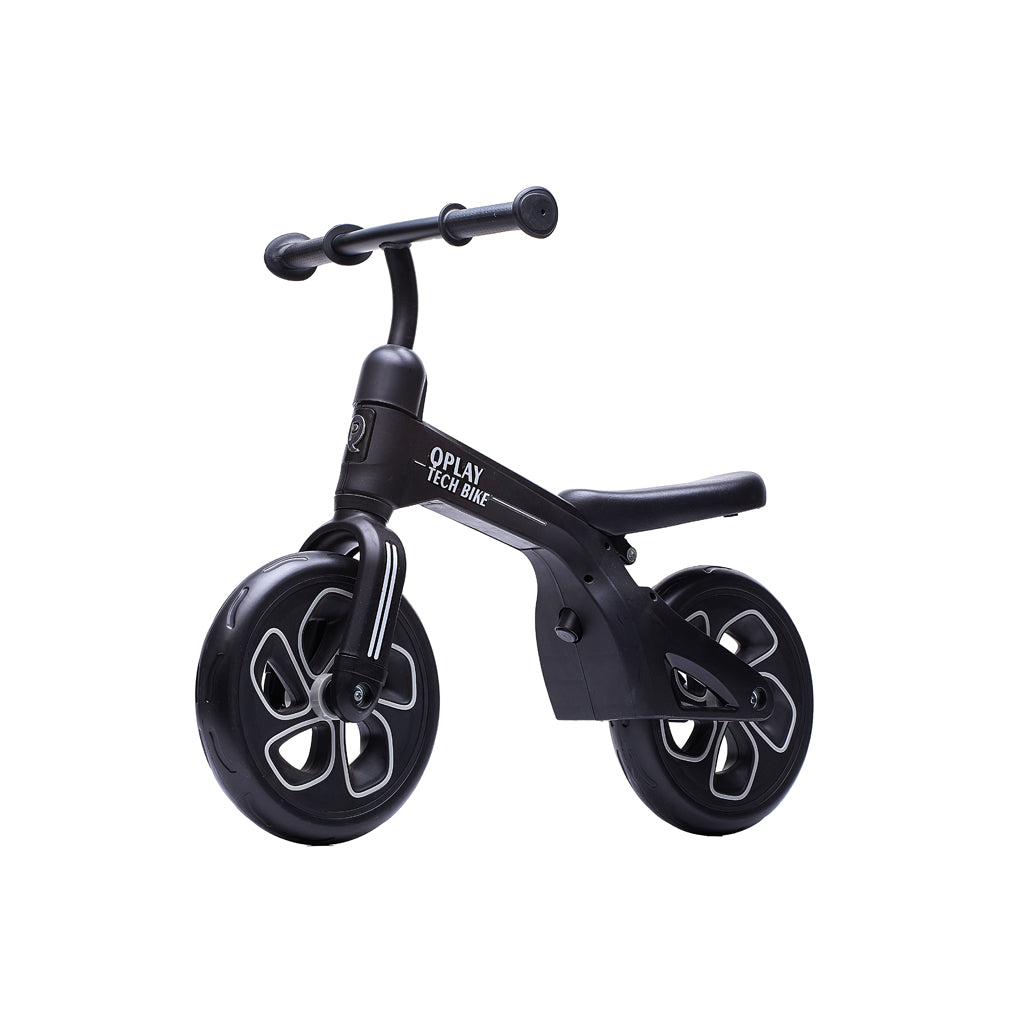 QPlay bicicleta de echilibru fara pedale 10" TECH 2-4 ani Black