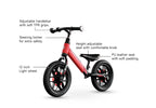 QPlay bicicleta de echilibru fara pedale 12" SPARK cu LED 3-6 ani Blue