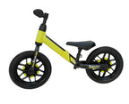 QPlay bicicleta de echilibru fara pedale 12" SPARK cu LED 3-6 ani Green