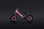 QPlay bicicleta de echilibru fara pedale 12" SPARK cu LED 3-6 ani Pink
