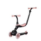 QPlay bicicleta si trotineta 2in1 Sema Evo LED 1-6 ani Coral Pink
