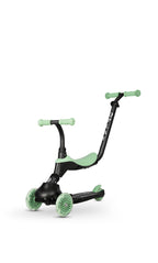 QPlay bicicleta si trotineta 2in1 Sema Evo LED 1-6 ani Jade Green