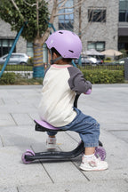 QPlay bicicleta si trotineta 2in1 Sema Evo LED 1-6 ani Violet