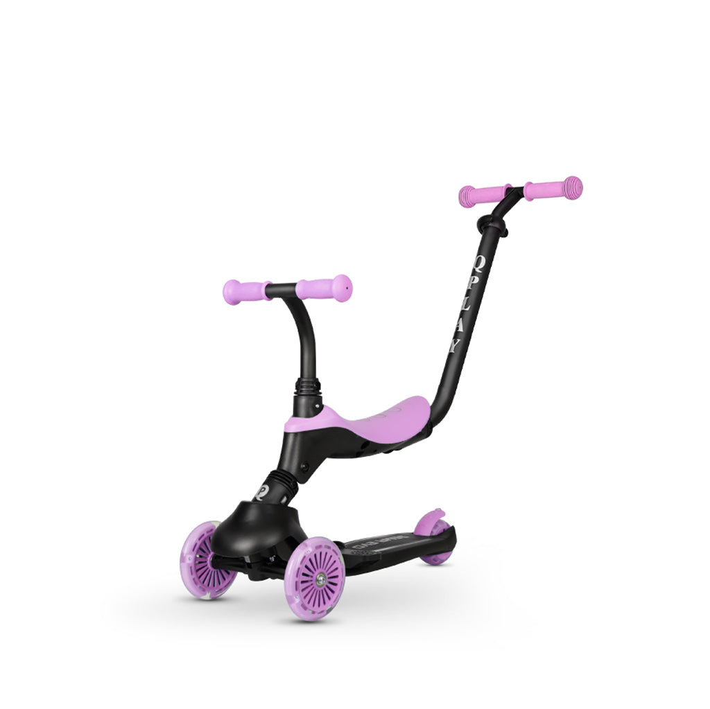 QPlay bicicleta si trotineta 2in1 Sema Evo LED 1-6 ani Violet
