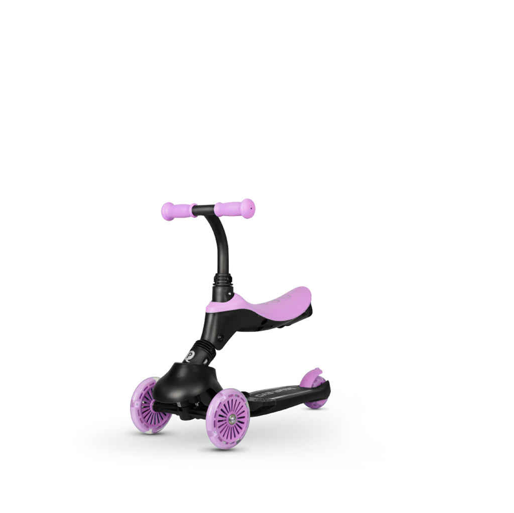 QPlay bicicleta si trotineta 2in1 Sema Evo LED 1-6 ani Violet