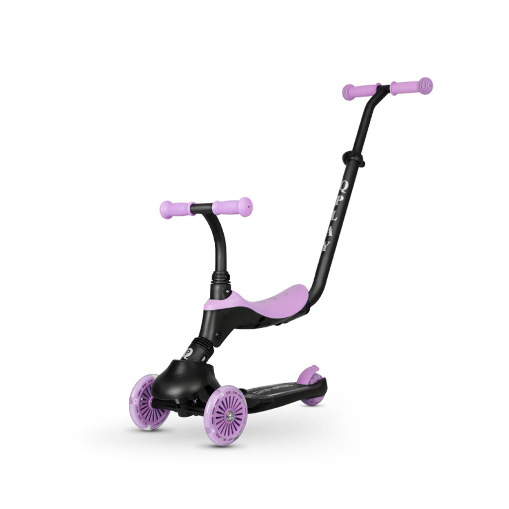QPlay bicicleta si trotineta 2in1 Sema Evo LED 1-6 ani Violet