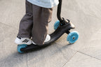 QPlay bicicleta si trotineta 2in1 Sema Evo LED 1-6 ani Sky Blue