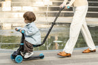 QPlay bicicleta si trotineta 2in1 Sema Evo LED 1-6 ani Sky Blue