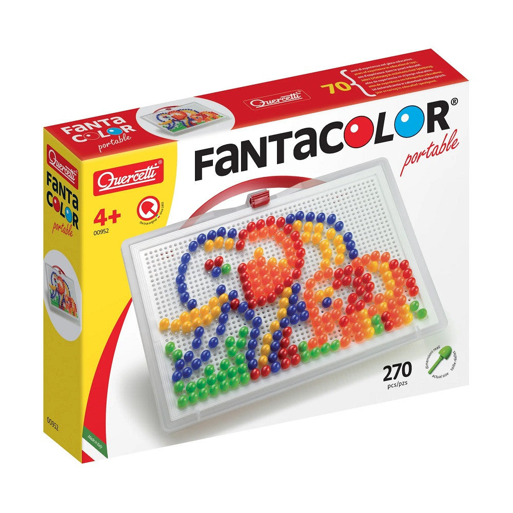 Quercetti joc Fanta Color Portabil Large 270 piese 4 ani+