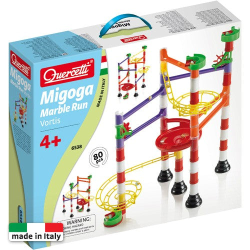 Quercetti joc educativ cu 75 piese Migoga Marble Run Vortis 4ani+
