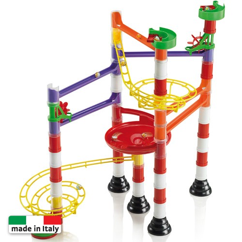 Quercetti joc educativ cu 75 piese Migoga Marble Run Vortis 4ani+