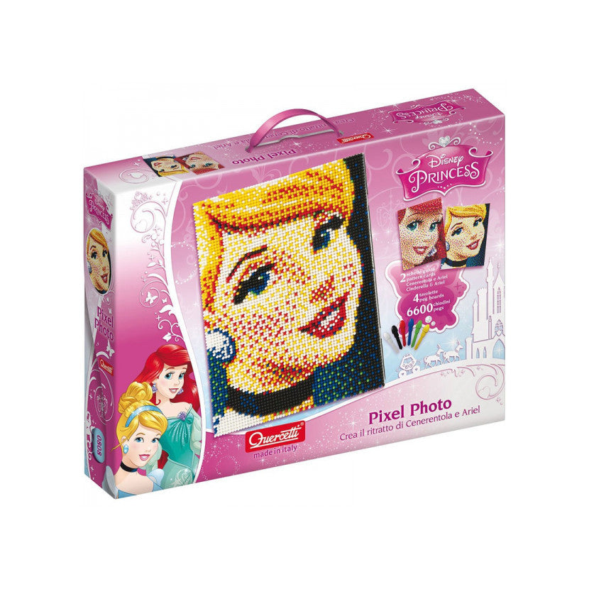 Quercetti Fantacolor pentru 6 ani+, Pixel Photo Disney Princess 01