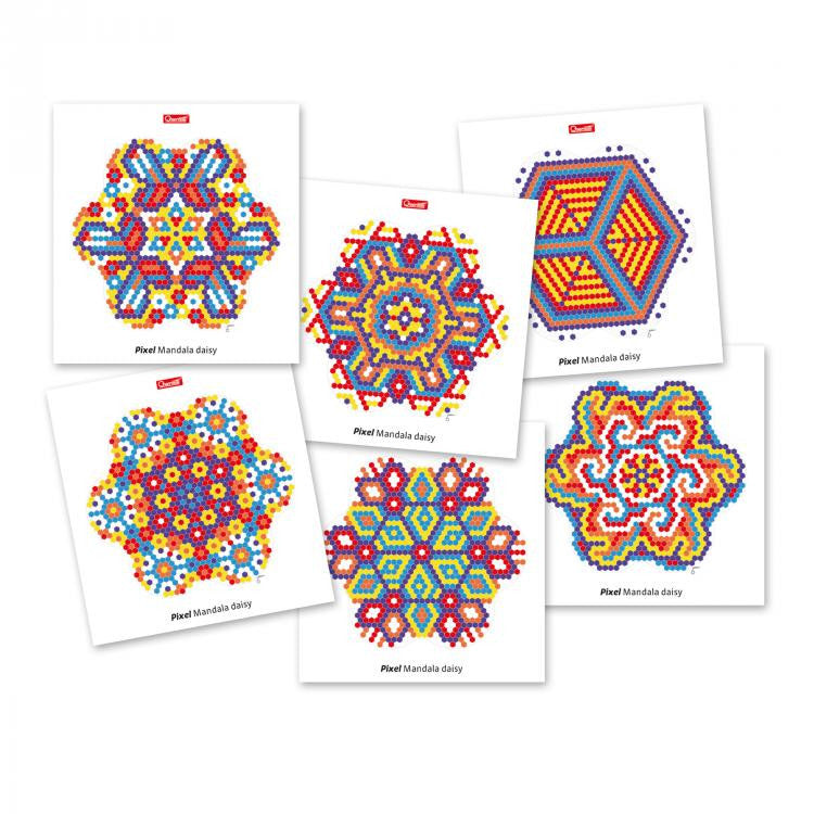 Quercetti Fantacolor Pixel Mandala pentru 5-12 ani