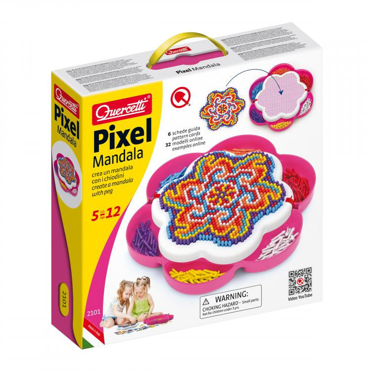 Quercetti Fantacolor Pixel Mandala pentru 5-12 ani, Daisy 2101 01