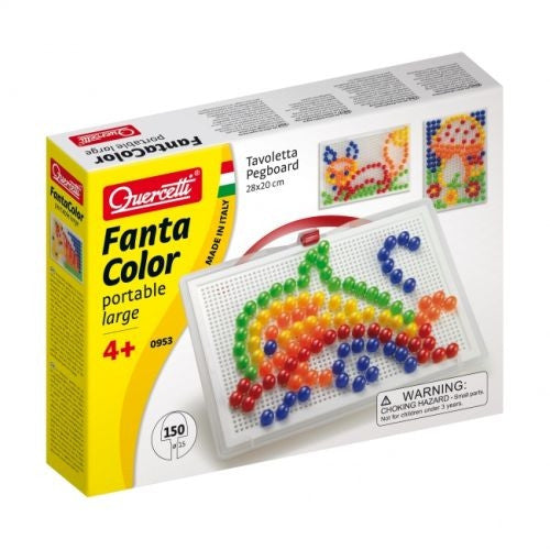 Quercetti Fantacolor portabil pentru 4 ani+, 150 piese 0953 01