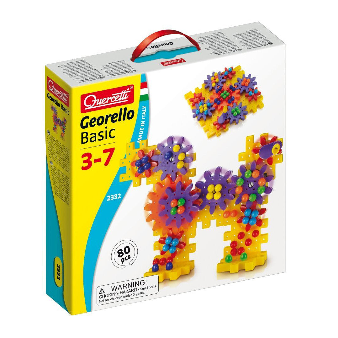 Quercetti Georello Basic pentru 3-7 ani, 80 piese 2332 01