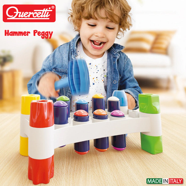 Quercetti joc Hammer Peggy 18m+0 6