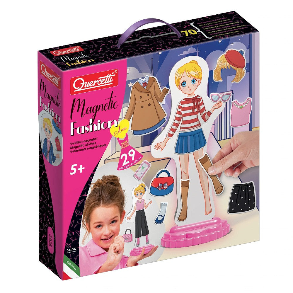 Quercetti joc  Magnetic Fashion 5 ani+, Anna Q2925 01