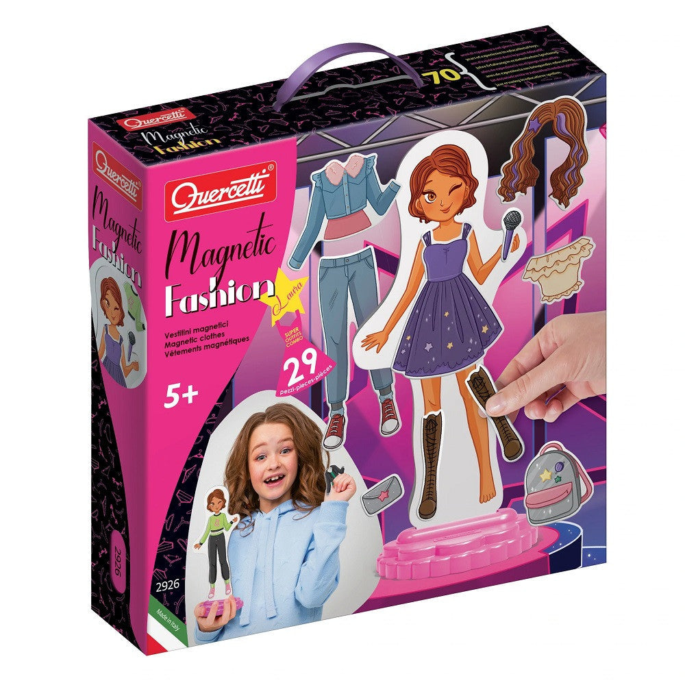 Quercetti joc  Magnetic Fashion 5 ani+, Laura Q2926 01