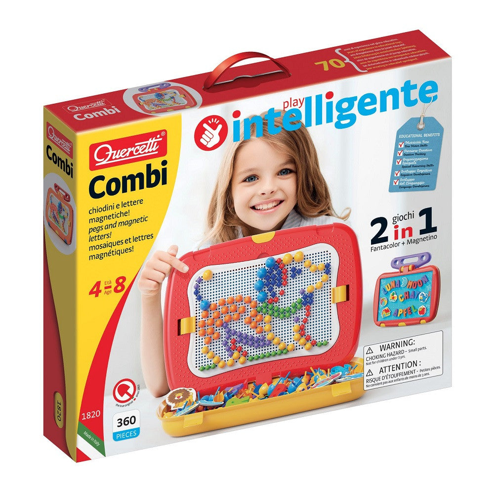 Quercetti joc mozaic Play Intelligente Combi 4-8 ani Q1820 01 Imagine principală a produsului