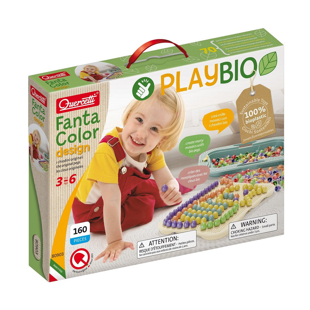 Quercetti joc Play Bio 3-6 ani, Fanta Color Design Q80903 01