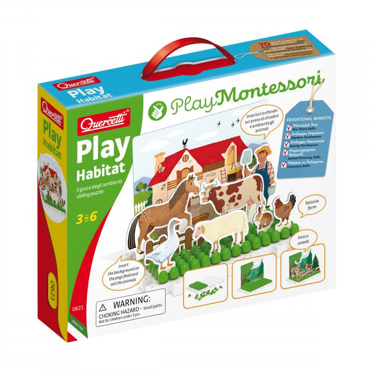 Quercetti joc Play Habitat Montessori pentru 3-6 ani Q0621 01 Imagine principală a produsului