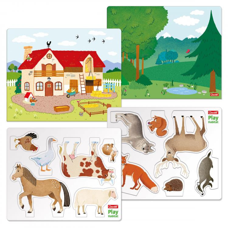 Quercetti joc Play Habitat Montessori pentru 3-6 ani Q0621 04