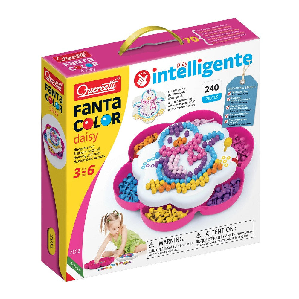 Quercetti joc Play Intelligente Fanta Color Daisy 240 piese 01 Imagine principală a produsului