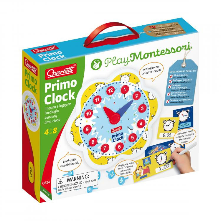 Quercetti joc Primul Ceas Montessori pentru 4-8 ani Q0624 01