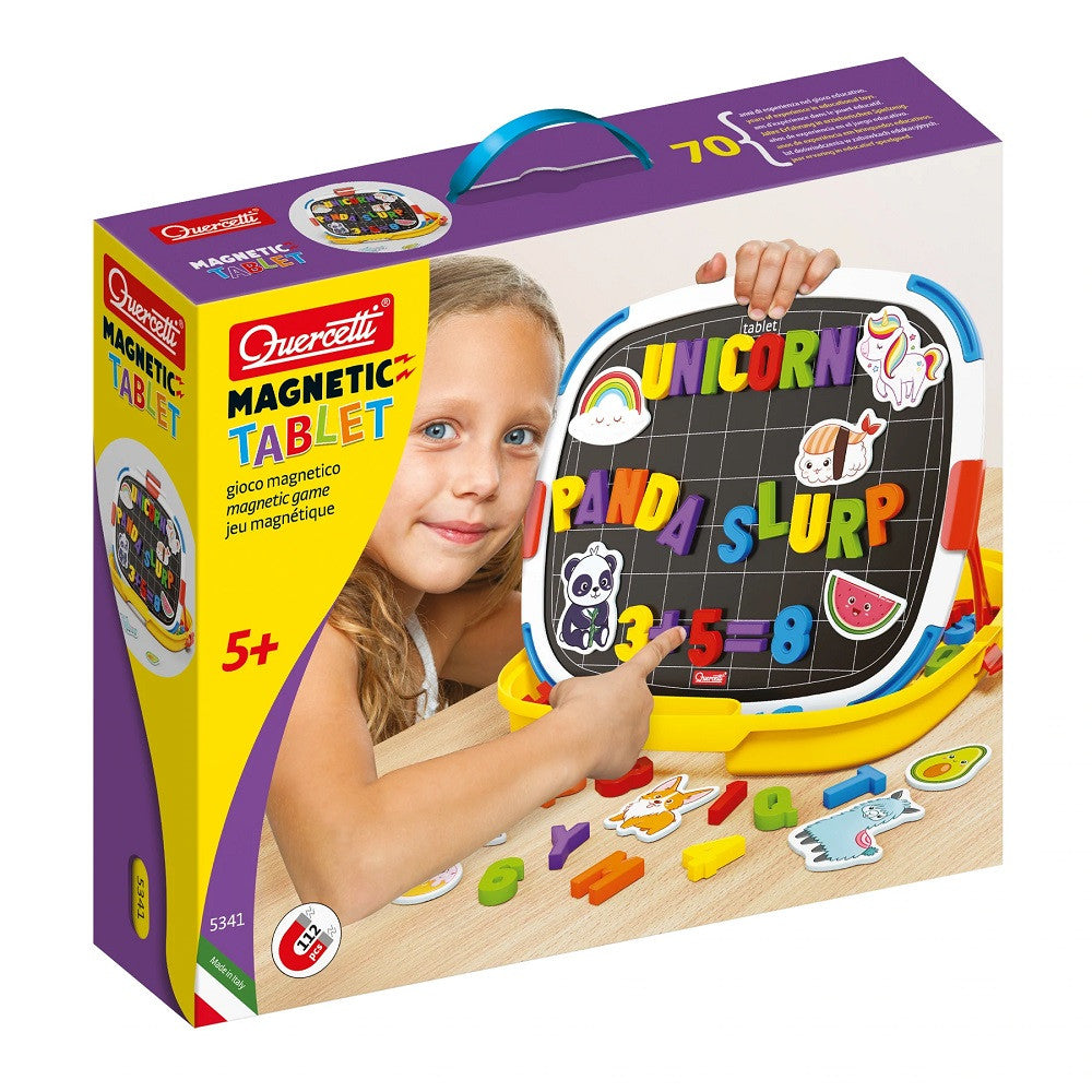 Quercetti joc Tableta Magnetica Litere si Numere 5 ani+  01
