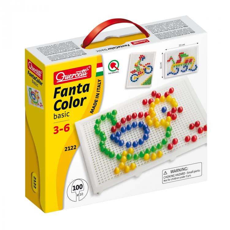 Quercetti joc tip mozaic Fantacolor pentru 3-6 ani 01 Imagine principală a produsului